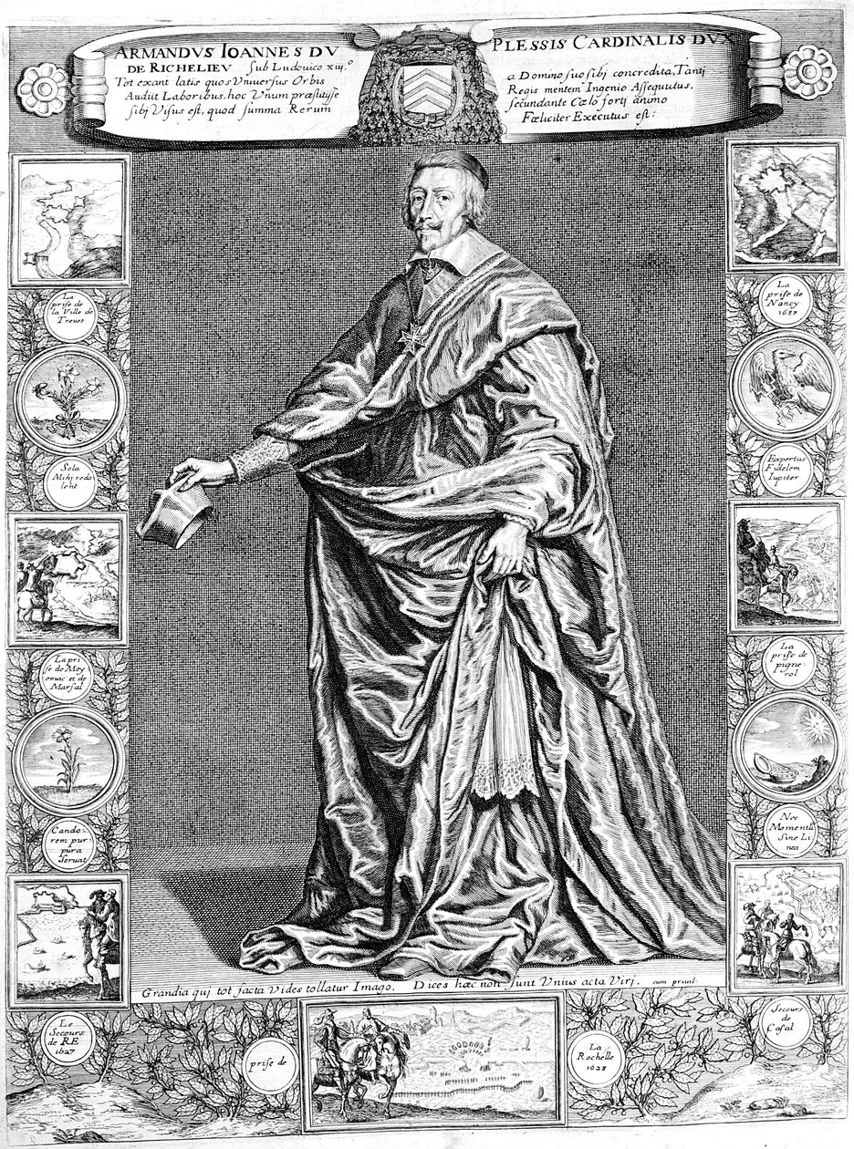 Kardinaal Richelieu, c1637, 18e eeuw door Unbekannt
