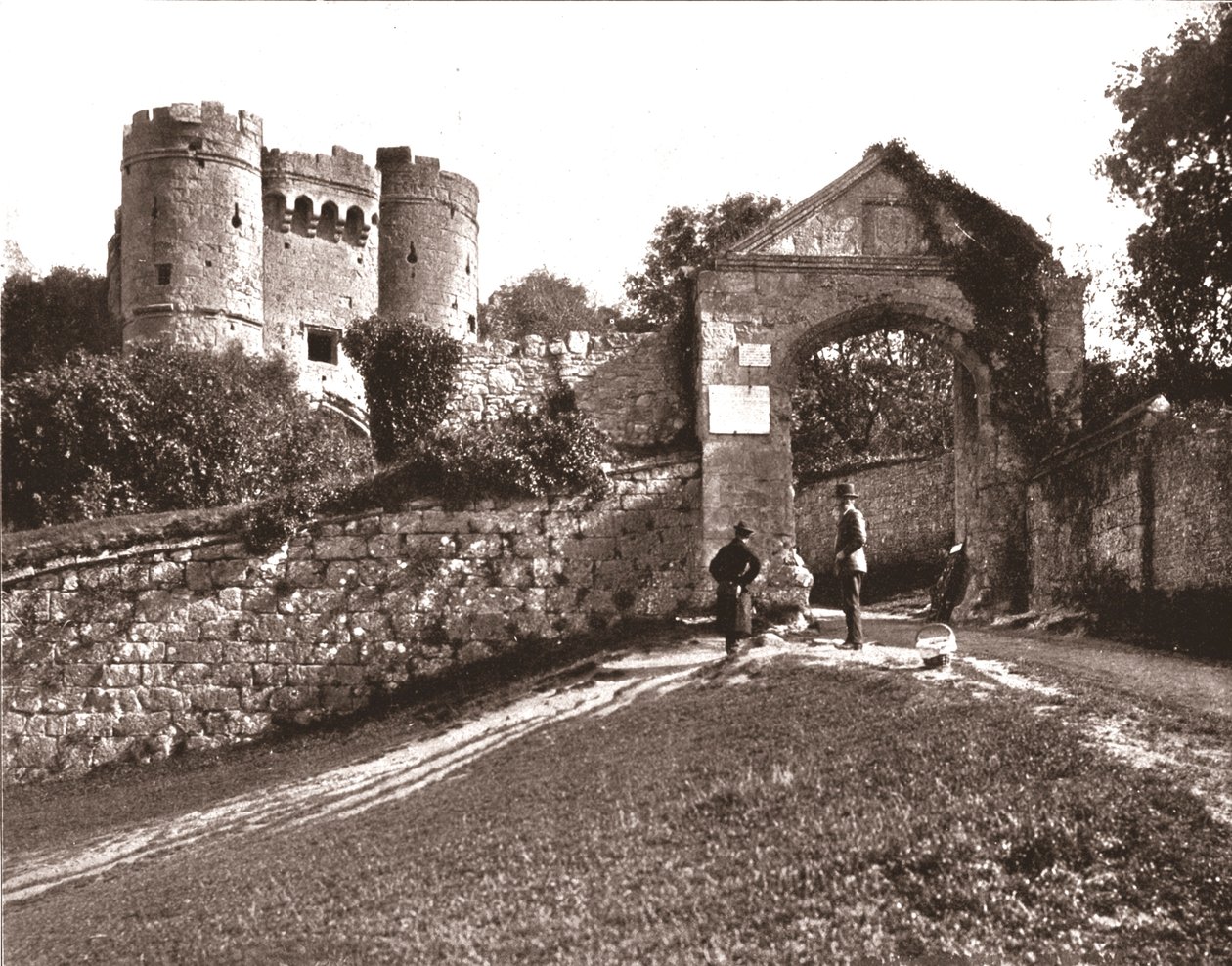 Carisbrooke Kasteel, Isle of Wight, 1894 door Unbekannt
