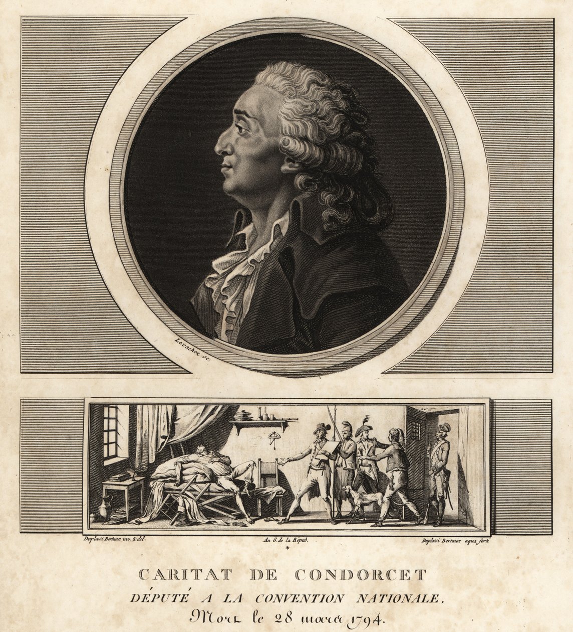 Caritat de Condorcet (1743-1794), Franse filosoof en wiskundige door Unbekannt