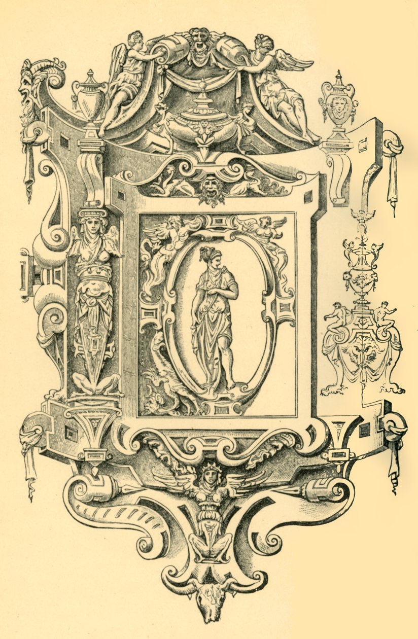 Cartouche, midden 16e eeuw, 1881 door Unbekannt