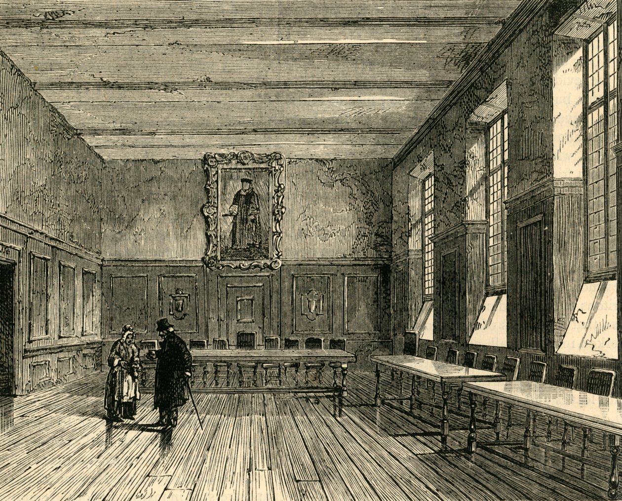 Kapel van Merchant Taylors School, ca. 1872 door Unbekannt