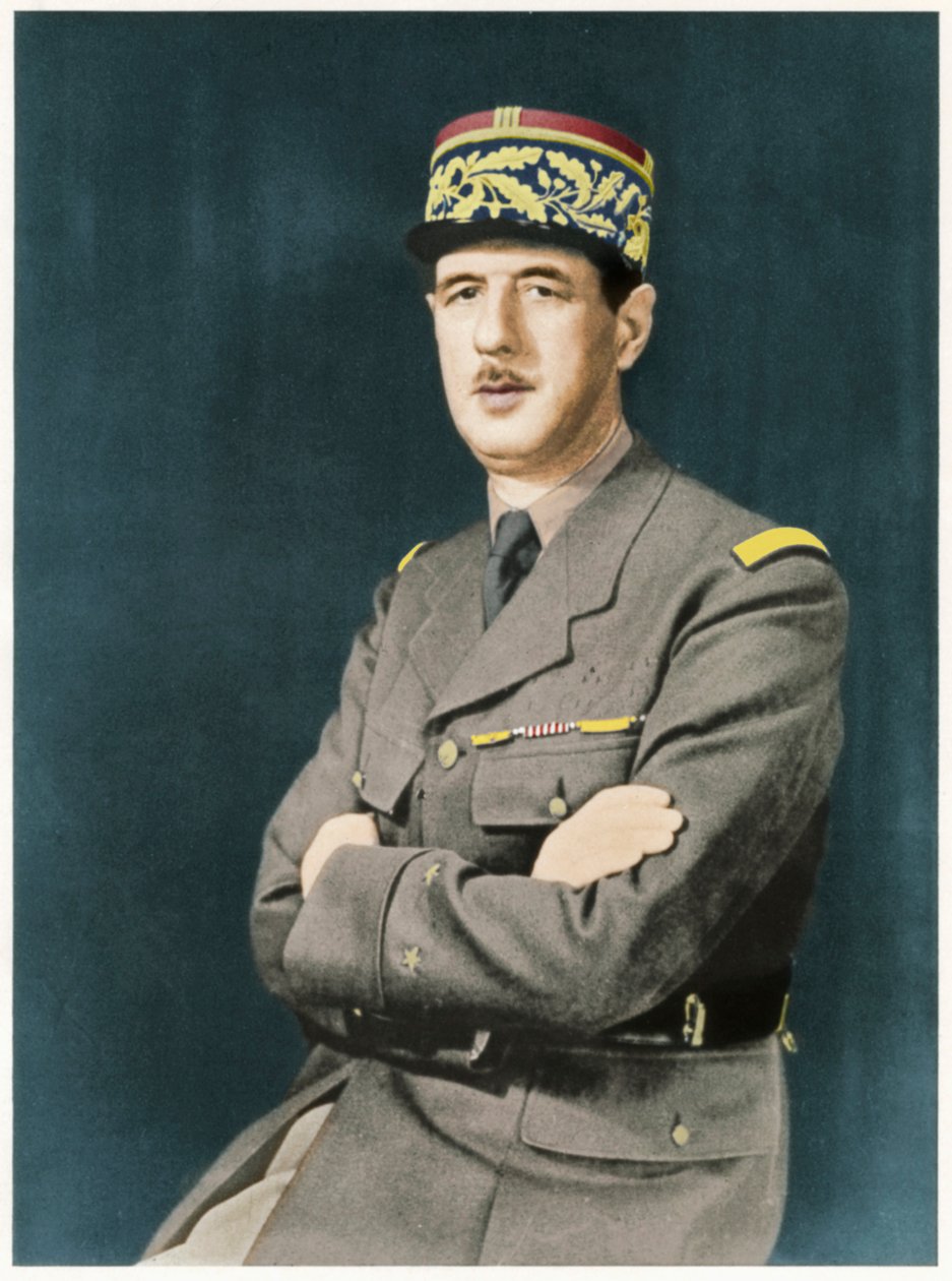 Charles André Joseph Marie De Gaulle, 1940 door Unbekannt