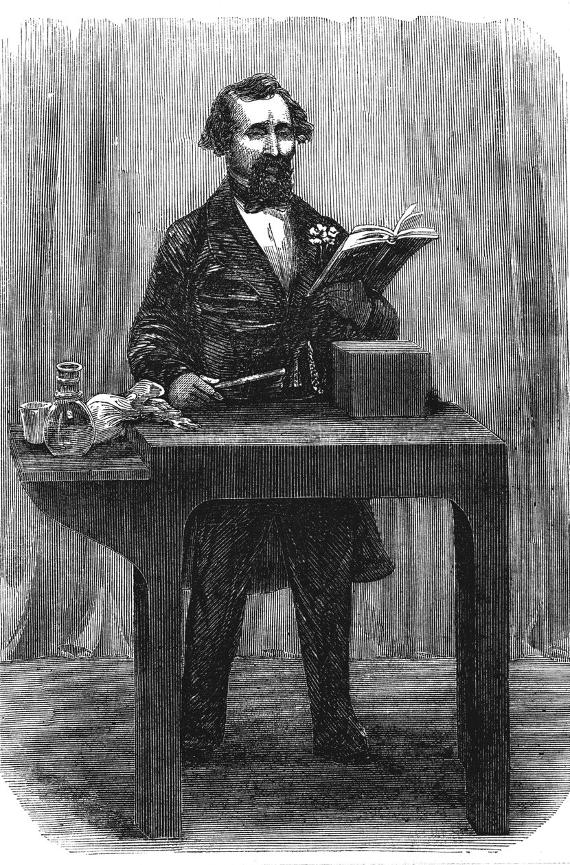 Charles Dickens 1812-70, Engelse romanschrijver en journalist, juli 1858 door Unbekannt