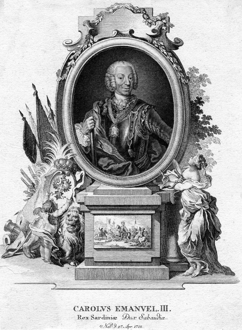 Karel Emanuel III van Sardinië, hertog van Savoye en koning van Sardinië, 1701-1773 door Unbekannt
