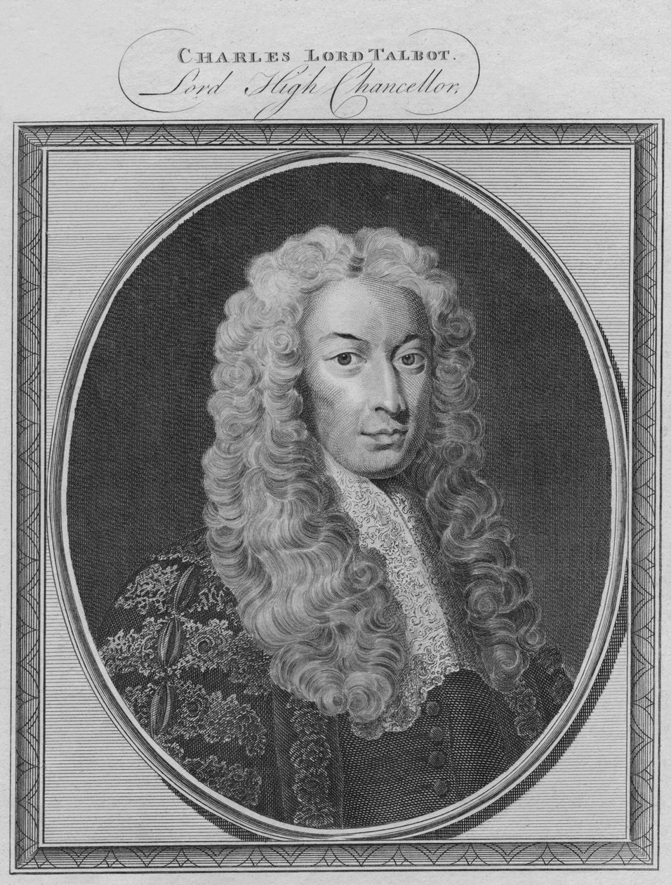 Charles Lord Talbot, Lord High Chancellor, 1786 door Unbekannt