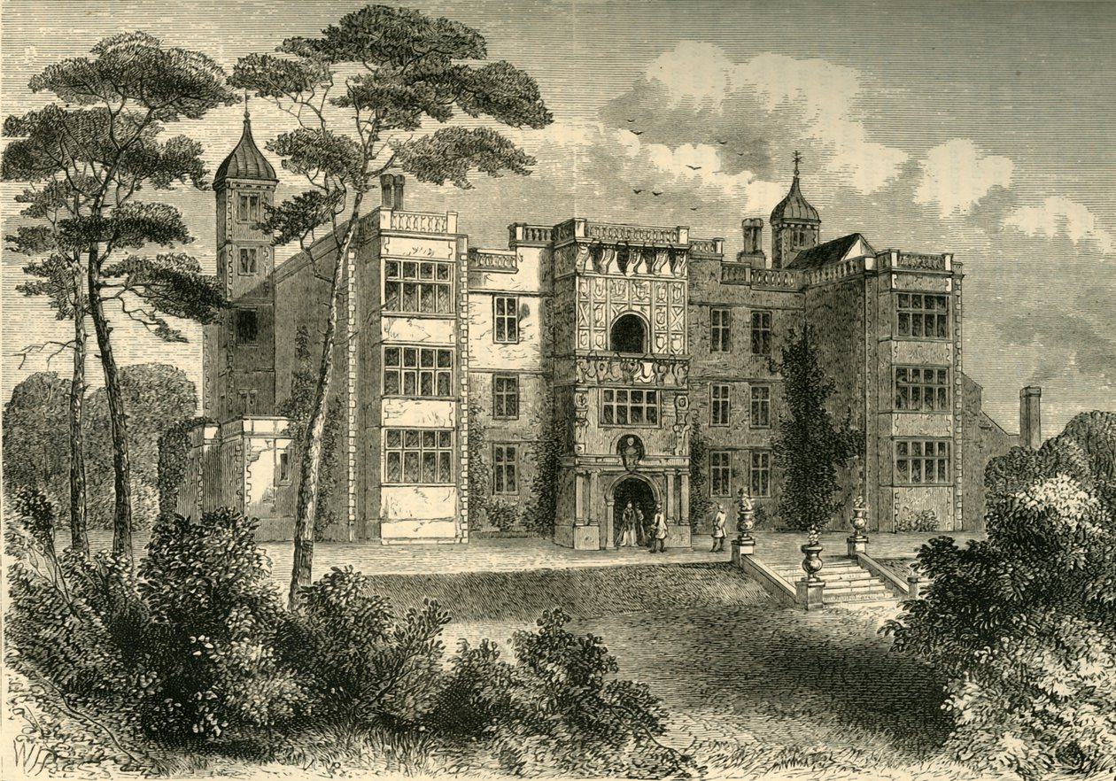 Charlton House in 1845, ca. 1878 door Unbekannt