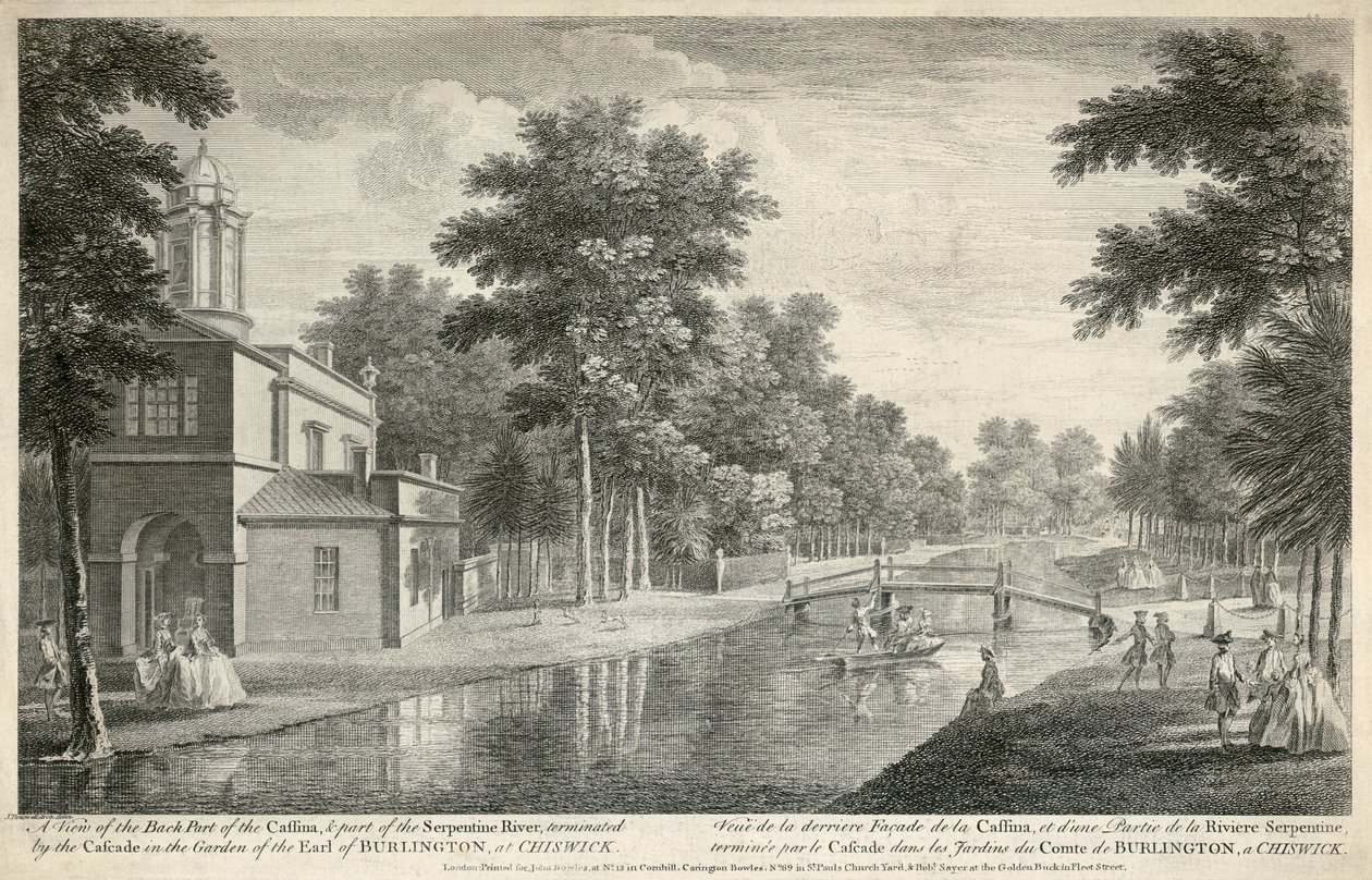 Chiswick House, Hounslow, Londen, 1750 door Unbekannt