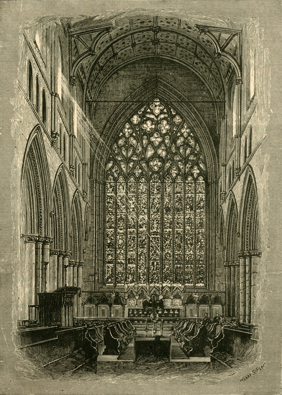 Koor van de kathedraal, 1898 door Unbekannt