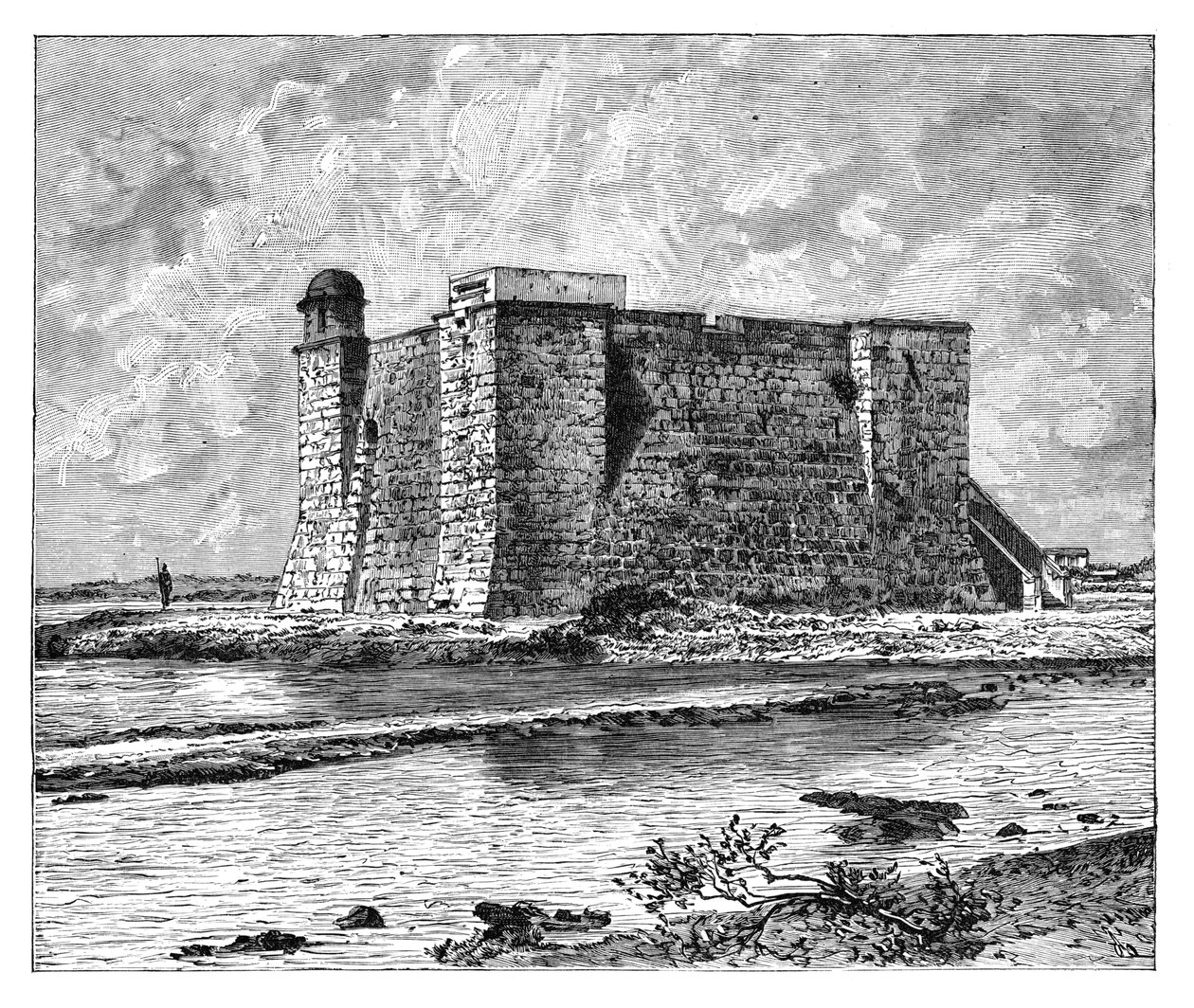 Chorrera Toren, Havana, Cuba, ca. 1890 door Unbekannt