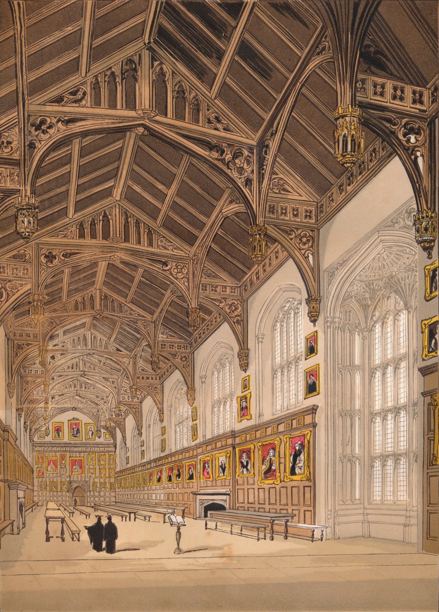 Christ Church Hall Oxford, 1845 door Unbekannt