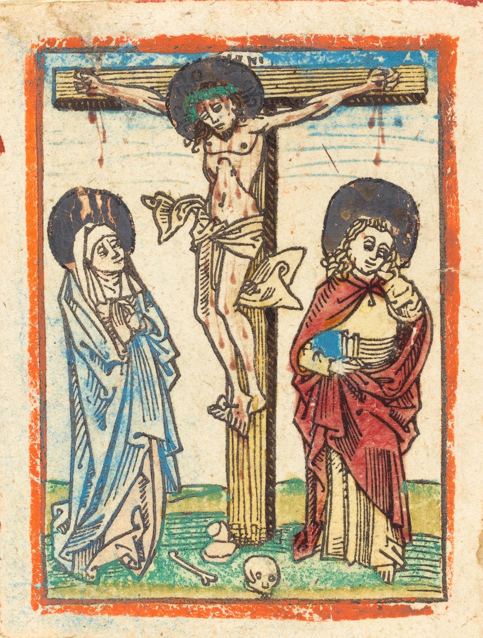 Christus aan het kruis door Unbekannt