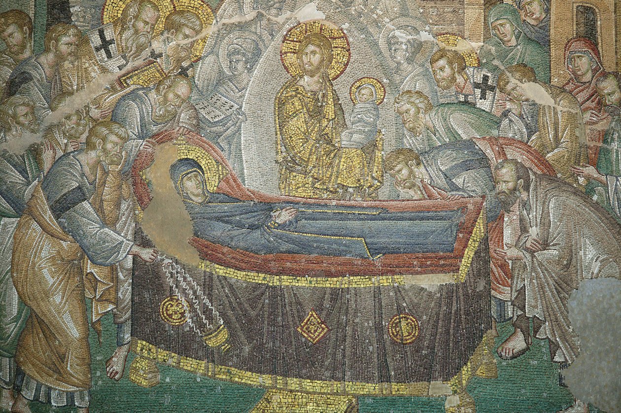 Kerk van St. Saviour van Chora. De Ontslapenis van de Maagd, Istanbul, Turkije door Unbekannt