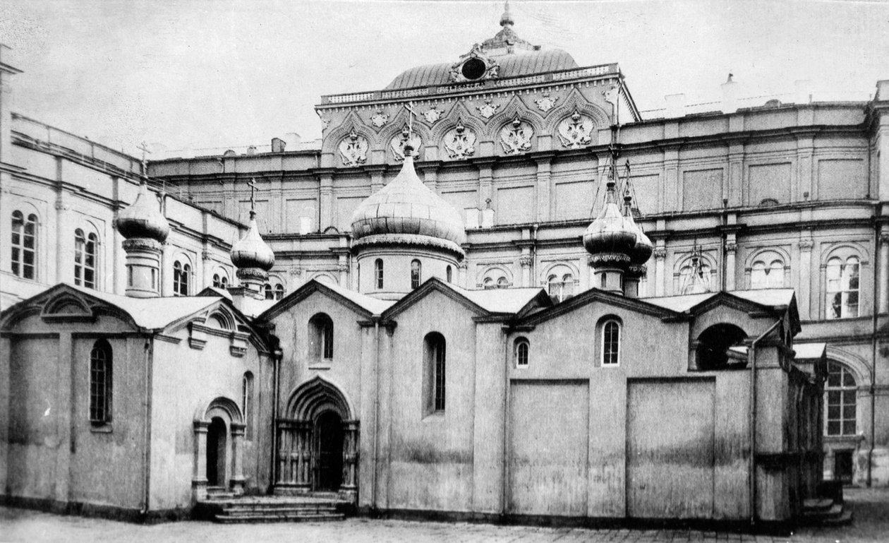 Kerk van de Verlosser in het Bos, in het Kremlin, Moskou, Rusland door Unbekannt