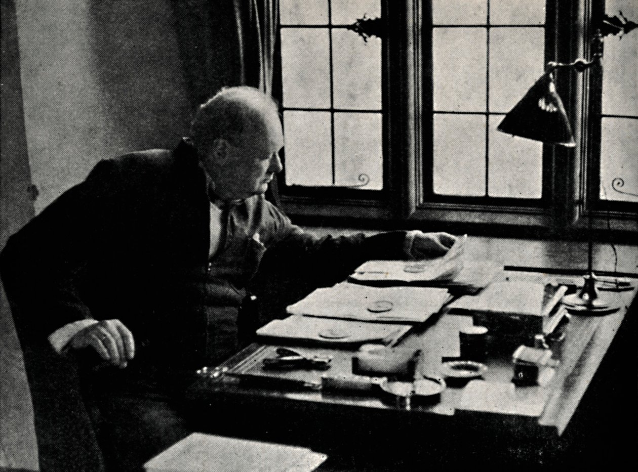 Churchill aan het Werk, 1940s, 1945 door Unbekannt