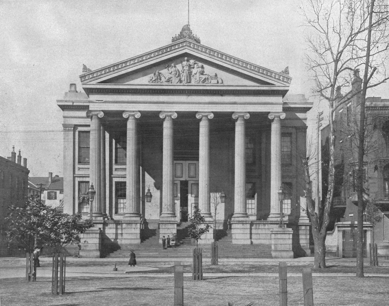 Stadhuis, New Orleans, Louisiana, VS, ca. 1900 door Unbekannt