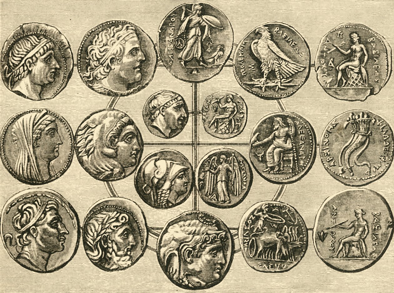 Munten van de Macedonische heersers van Syrië en Egypte, 1890 door Unbekannt