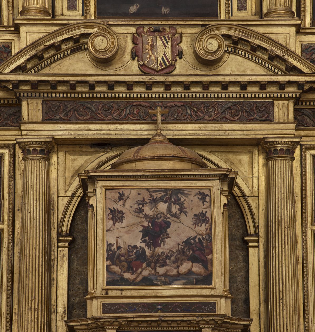 Collegiale kerk. Interieur. Het hoogaltaar (detail) door Unbekannt