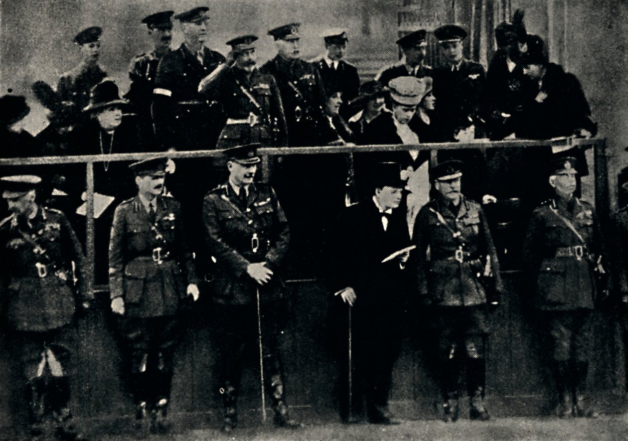 Koloniale troepen marcheren door Londen, 1919 door Unbekannt