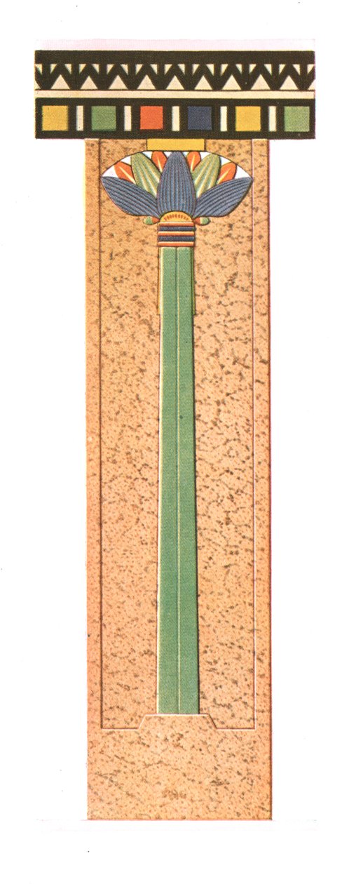 Kolom, Zawijet el Metin, Egypte, 1928 door Unbekannt