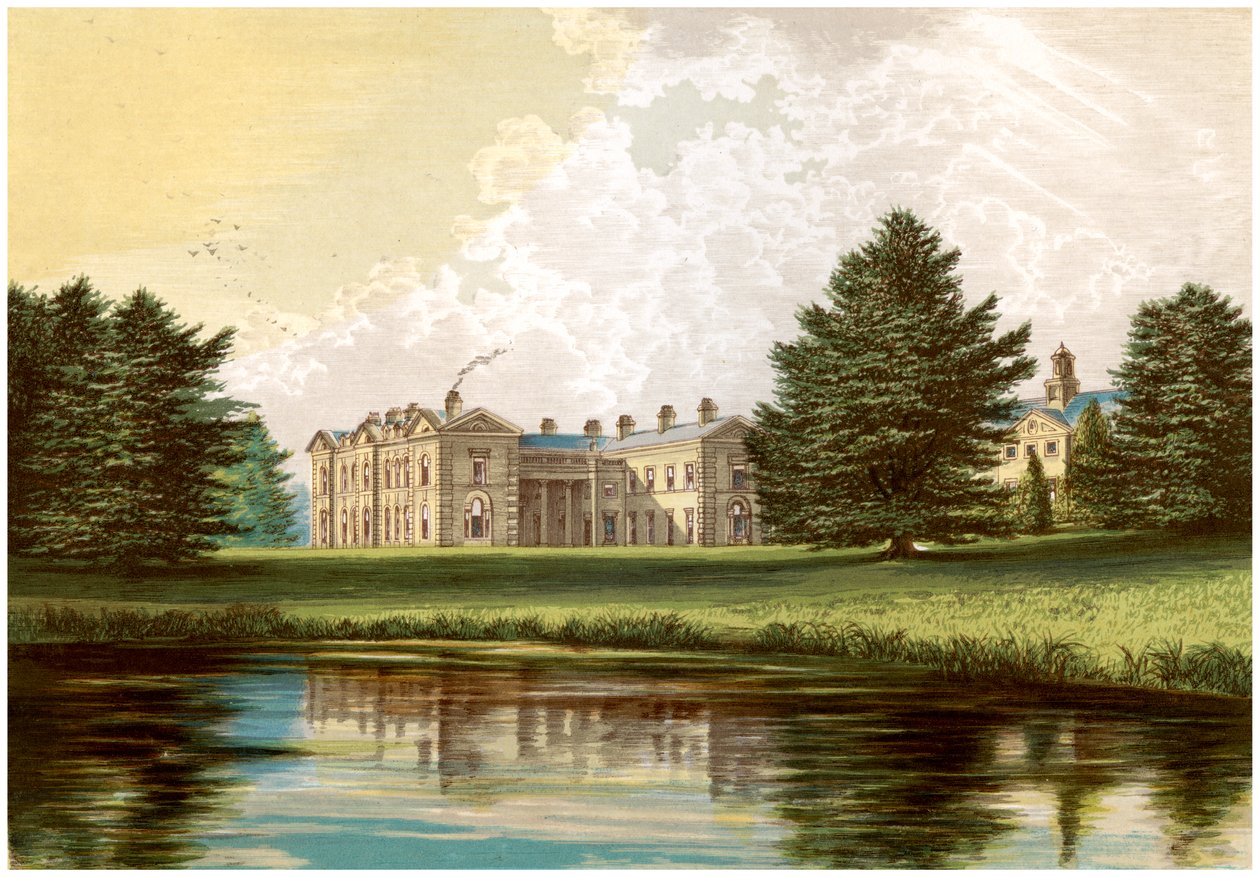 Compton Verney, Warwickshire, huis van Lord Willoughby de Broke, ca. 1880 door Unbekannt