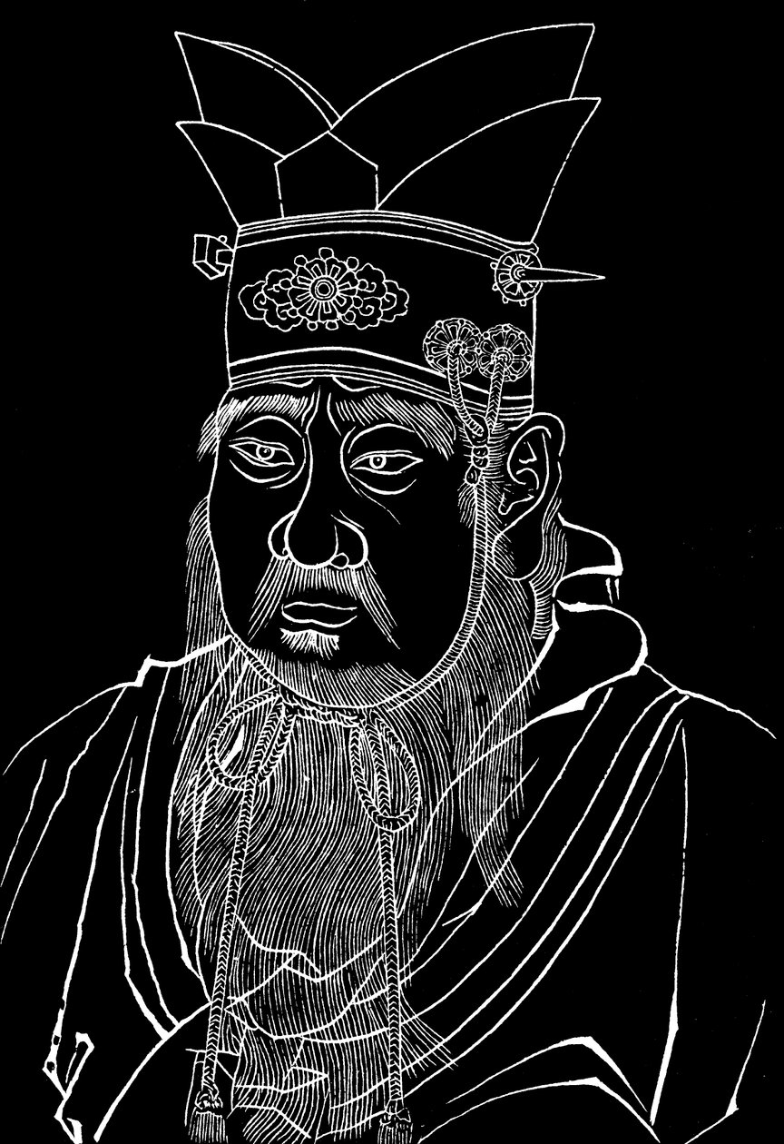 Confucius 551-479 v.Chr., Chinese filosoof door Unbekannt