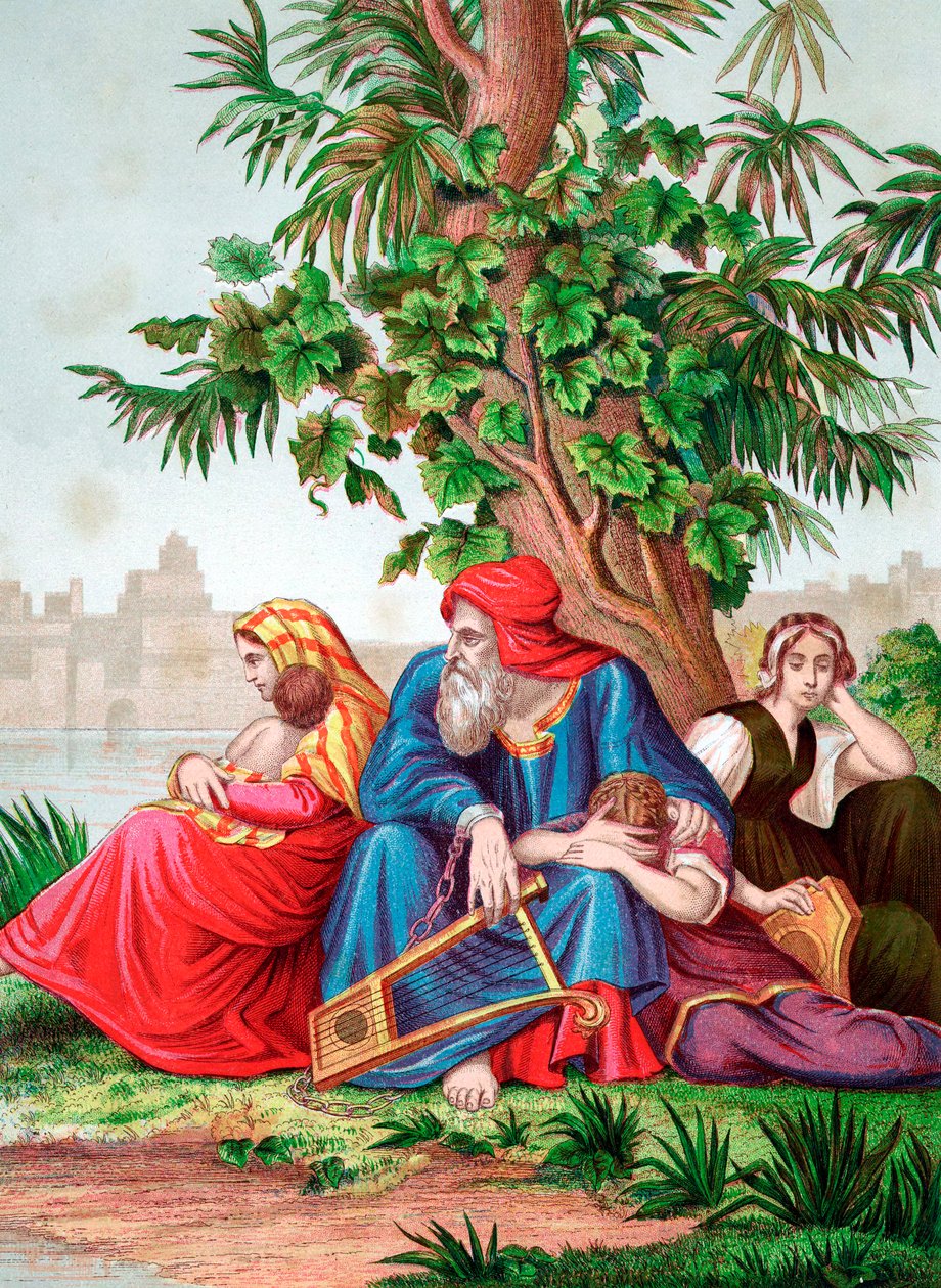 Standvastigheid van de Joden in ballingschap in Babylon, 6e eeuw v.Chr. door Unbekannt