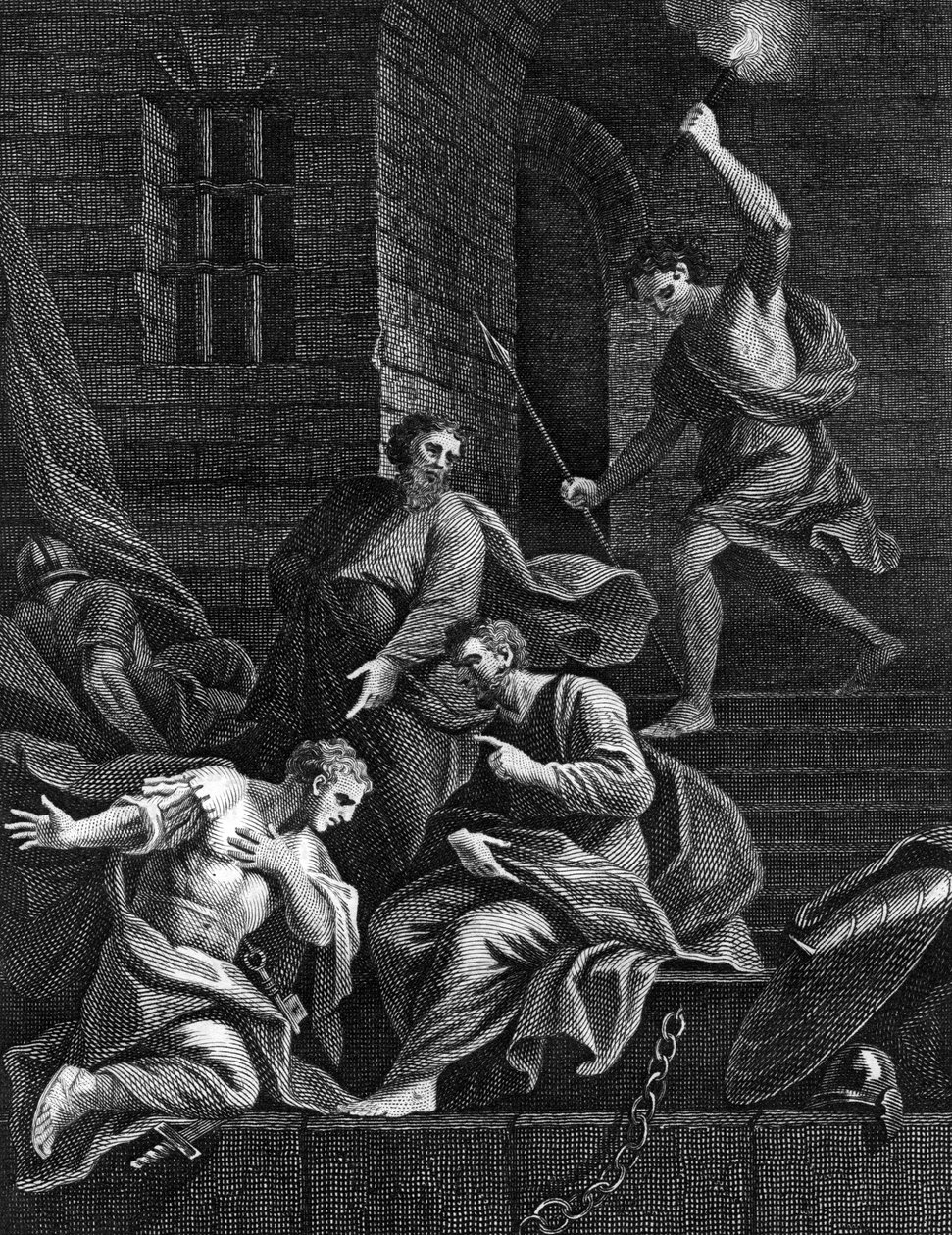 Bekering van de cipier, 1815 door Unbekannt