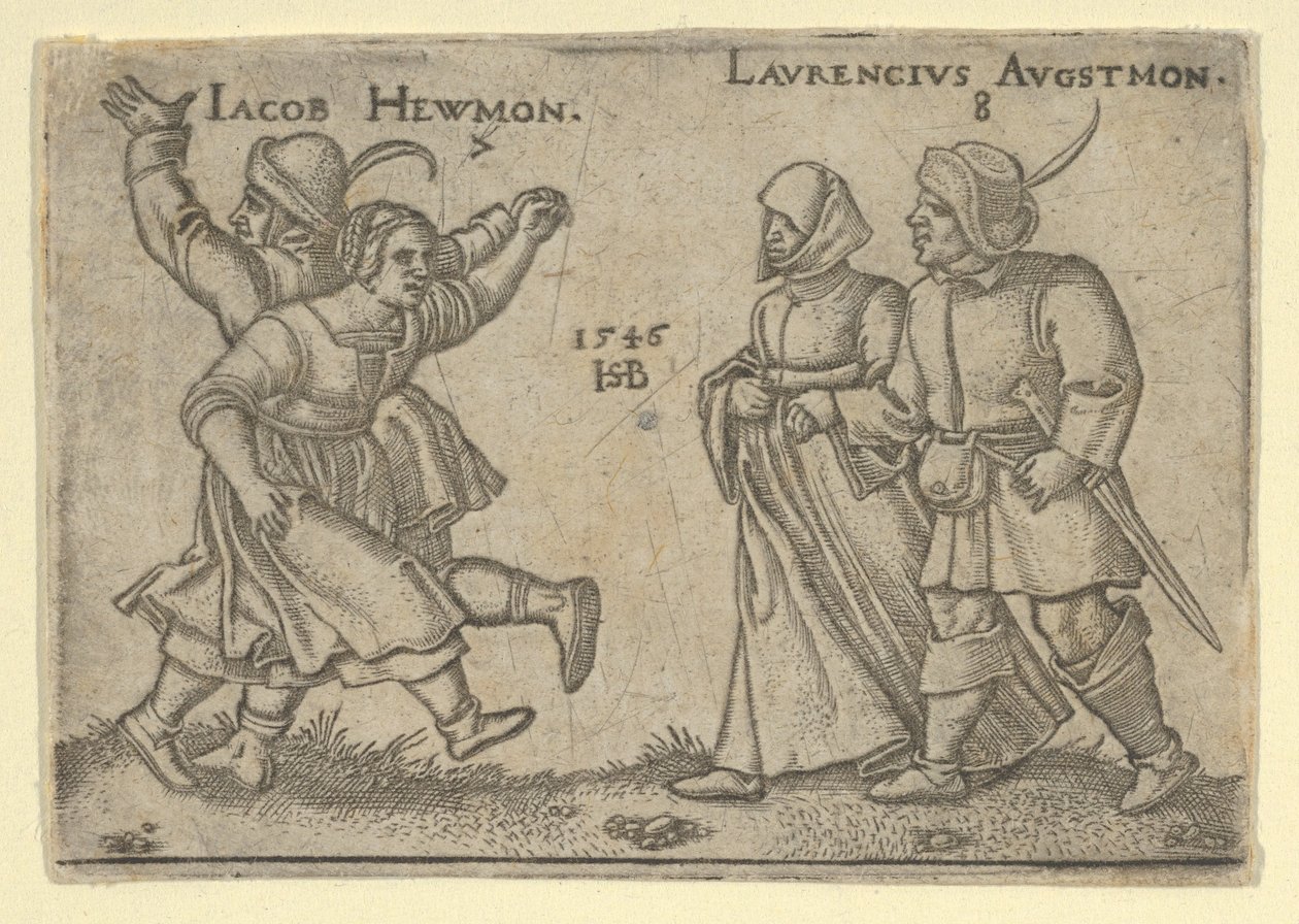 Kopie van Juli en Augustus, uit Het Boerenfeest of de Twaalf Maanden, na 1547 door Unbekannt