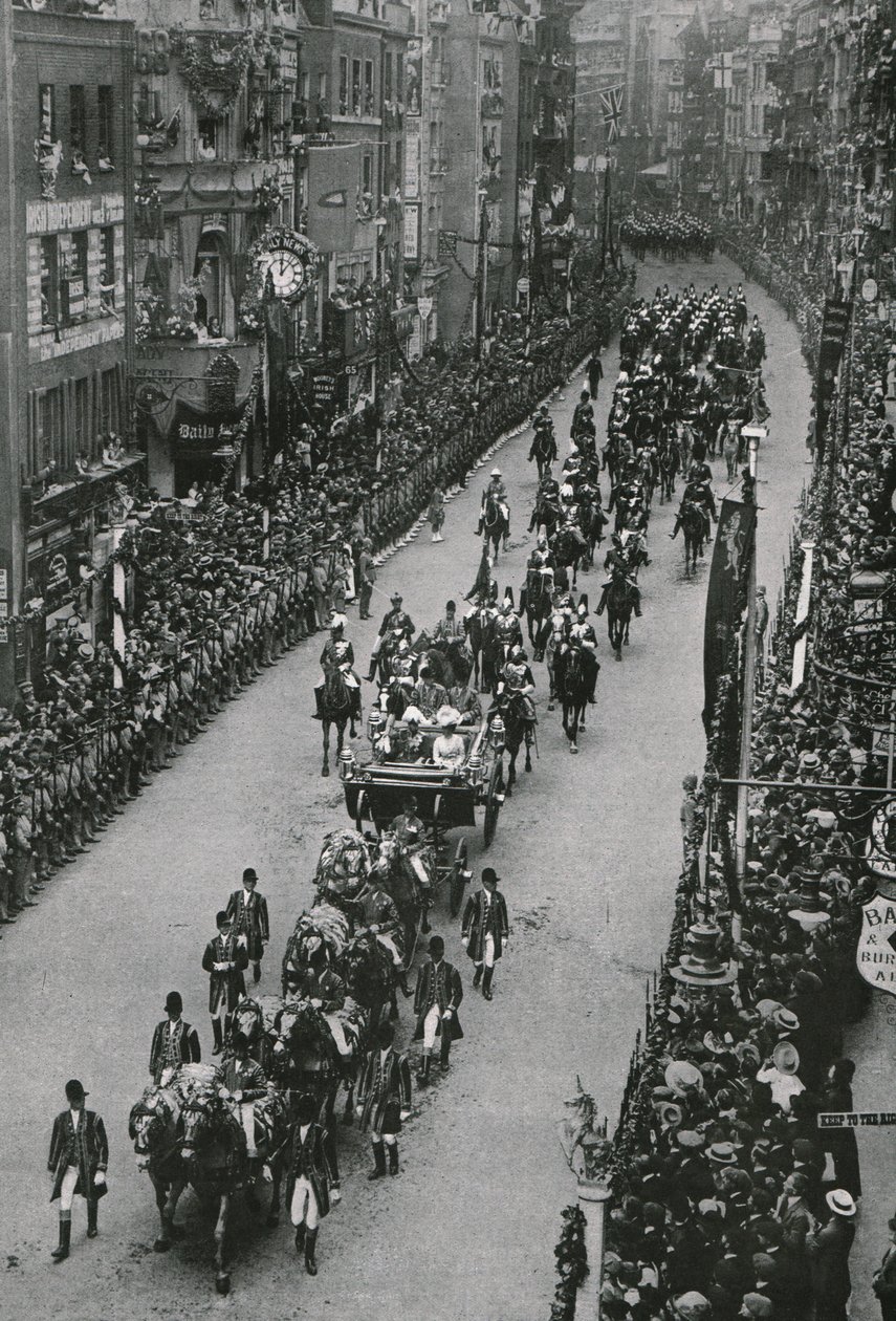 Kroning van Koning George V en Koningin Mary, Londen, 1911 door Unbekannt