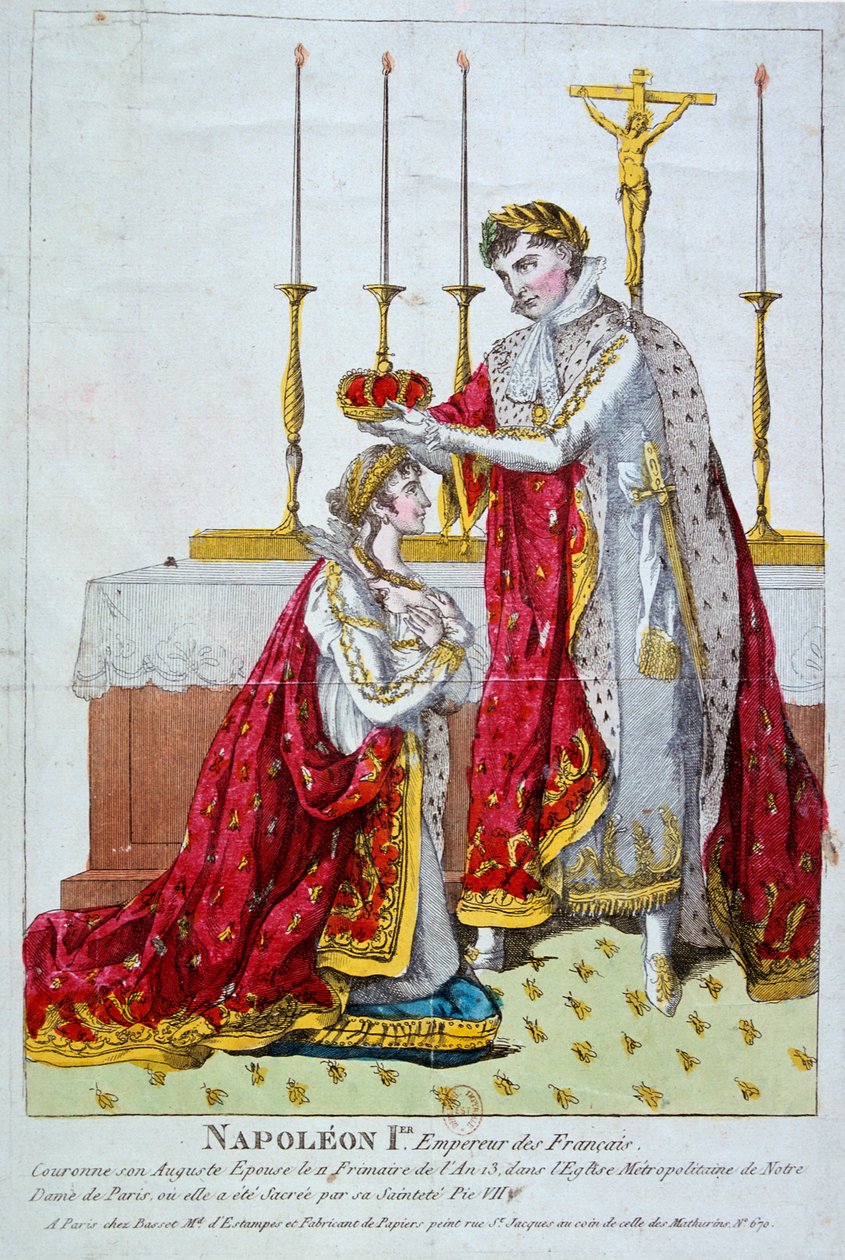 Kroning van keizerin Josephine, 2 december 1804, 19e eeuw door Unbekannt