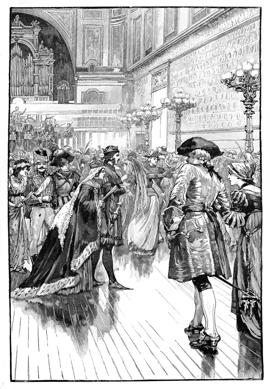 Kostuumbal in Buckingham Palace door Unbekannt