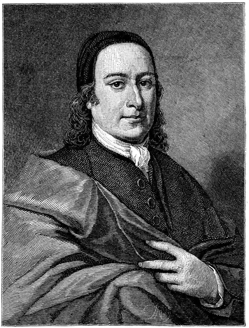 Graaf Nicolaus Ludwig von Zinzendorf, Duitse theoloog, 1700-1760 door Unbekannt