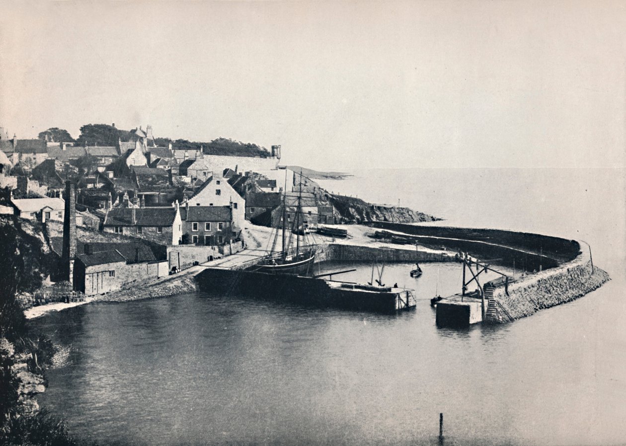 Crail - Het Dorp en de Haven, 1895 door Unbekannt