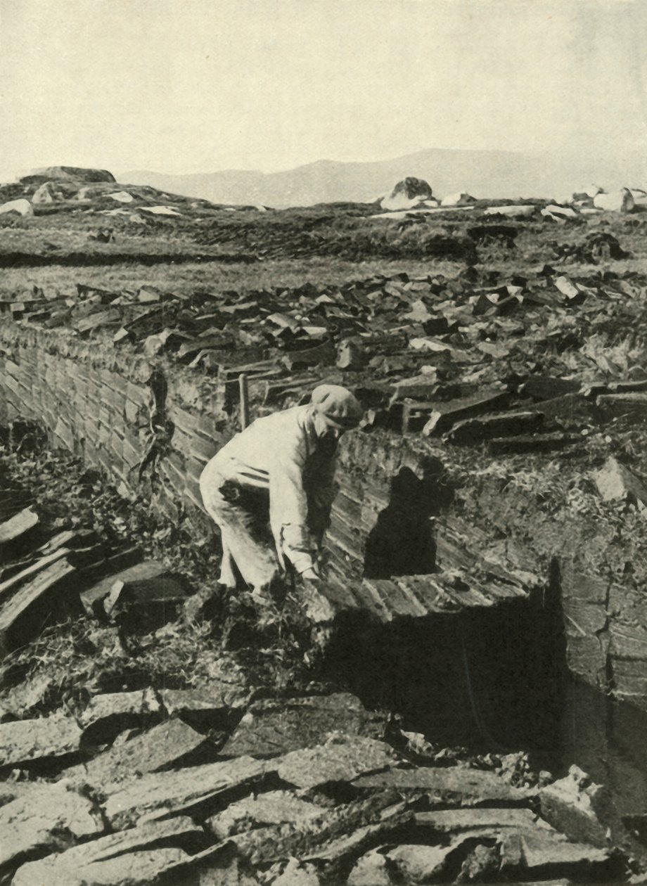Turf Snijden, ca. 1948 door Unbekannt
