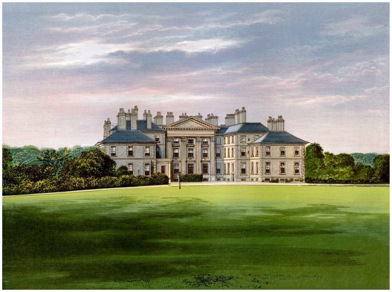 Dalkeith-paleis, Edinburgh, Schotland, huis van de hertog van Buccleuch, ca. 1880 door Unbekannt
