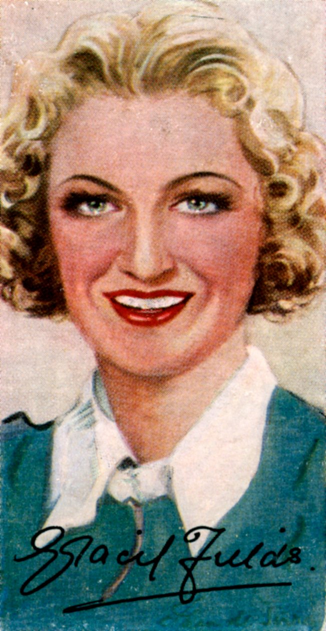 Dame Gracie Fields, Engelse zangeres en komiek, 20e eeuw door Unbekannt