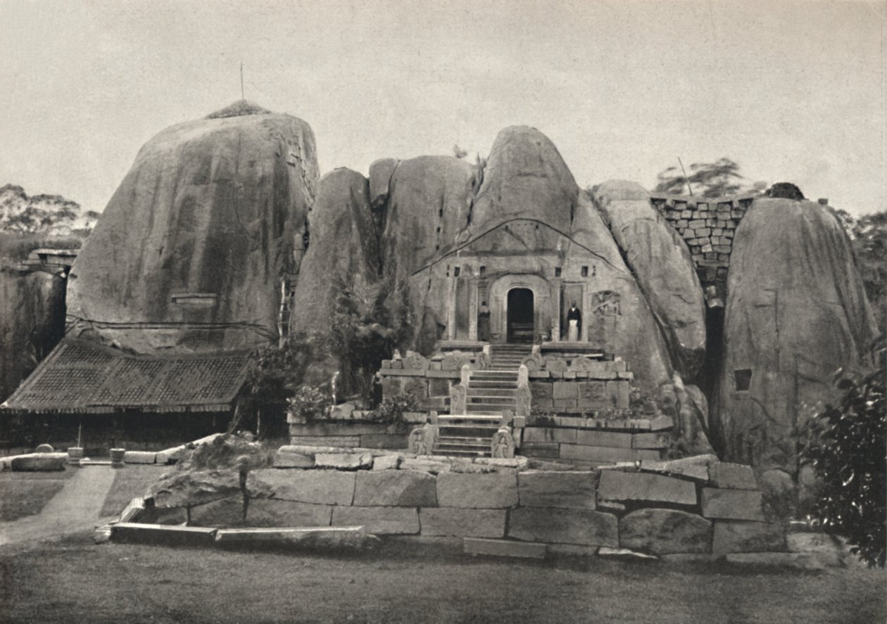 Das Issurumuniya - Felse - Vihara gebouwd door koning Devanampiya Tissa in de 3e eeuw v.Chr., 1926 door Unbekannt