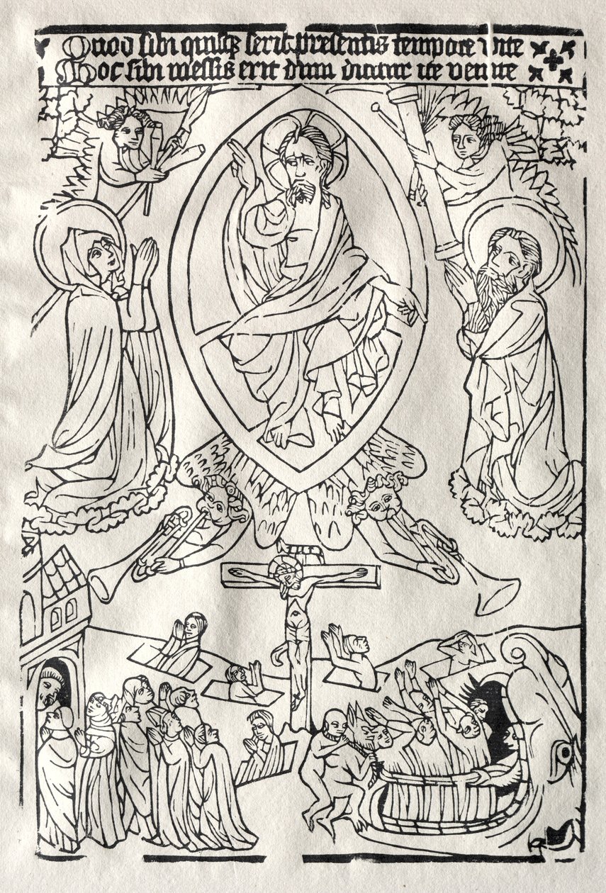 Het Laatste Oordeel, c. 1430 door Unbekannt