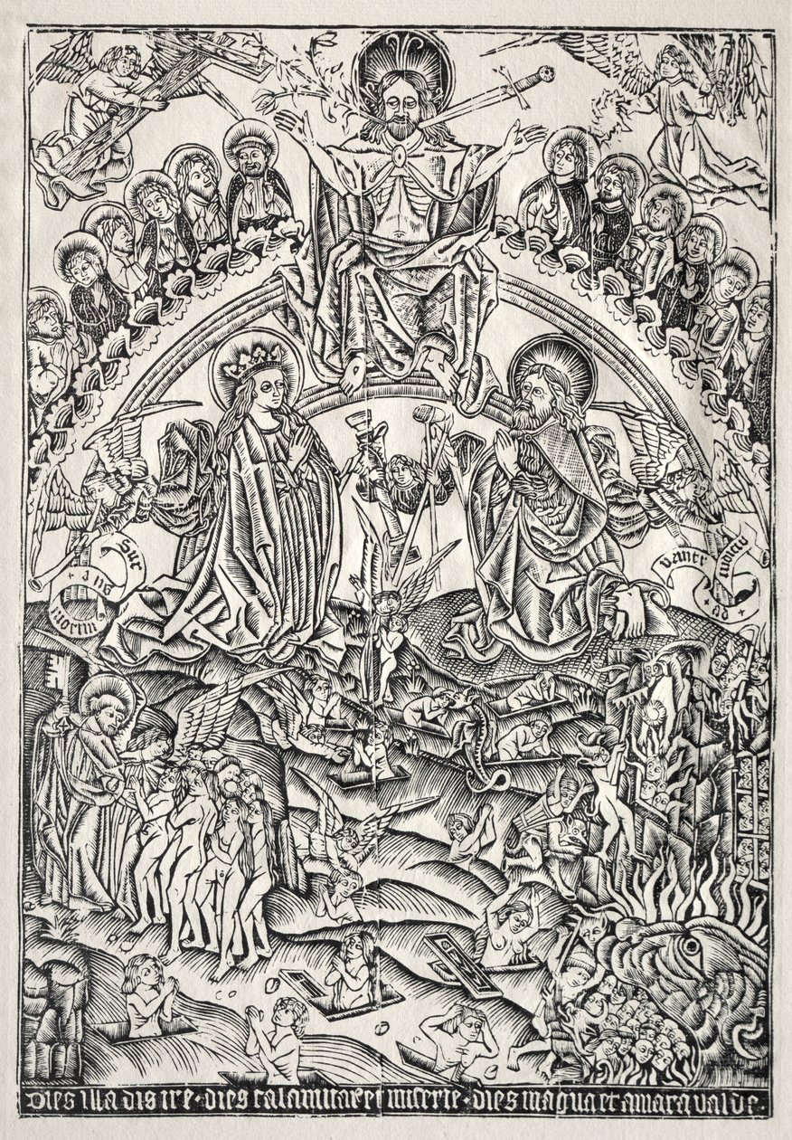 Het Laatste Oordeel, ca. 1490 door Unbekannt