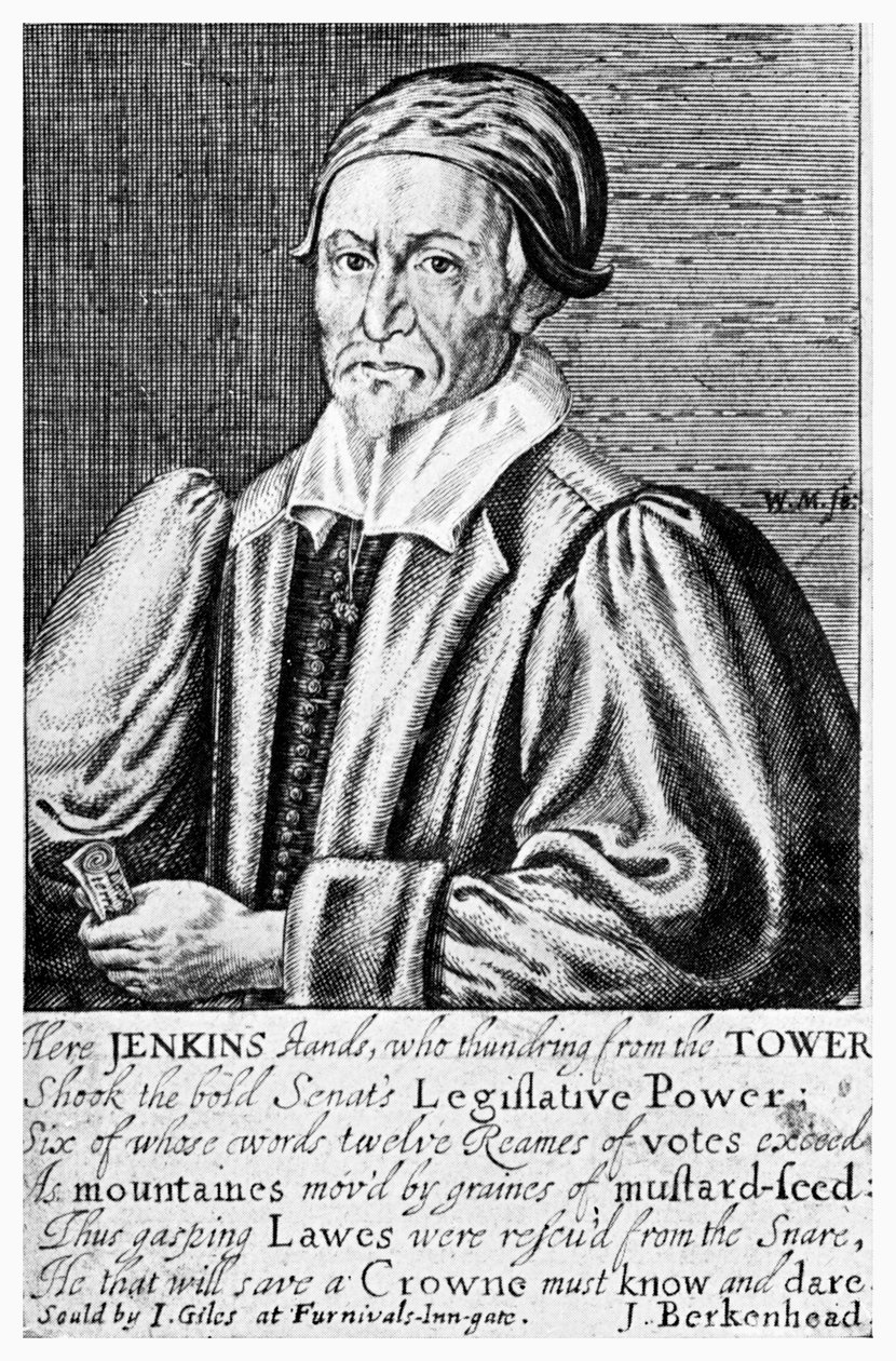 David Jenkins, 17e-eeuwse Welshe rechter, ca. 1905 door Unbekannt