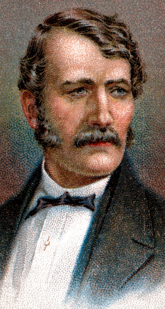 David Livingstone, 19e-eeuwse Schotse missionaris en Afrikaanse ontdekkingsreiziger, ca. 1915 door Unbekannt