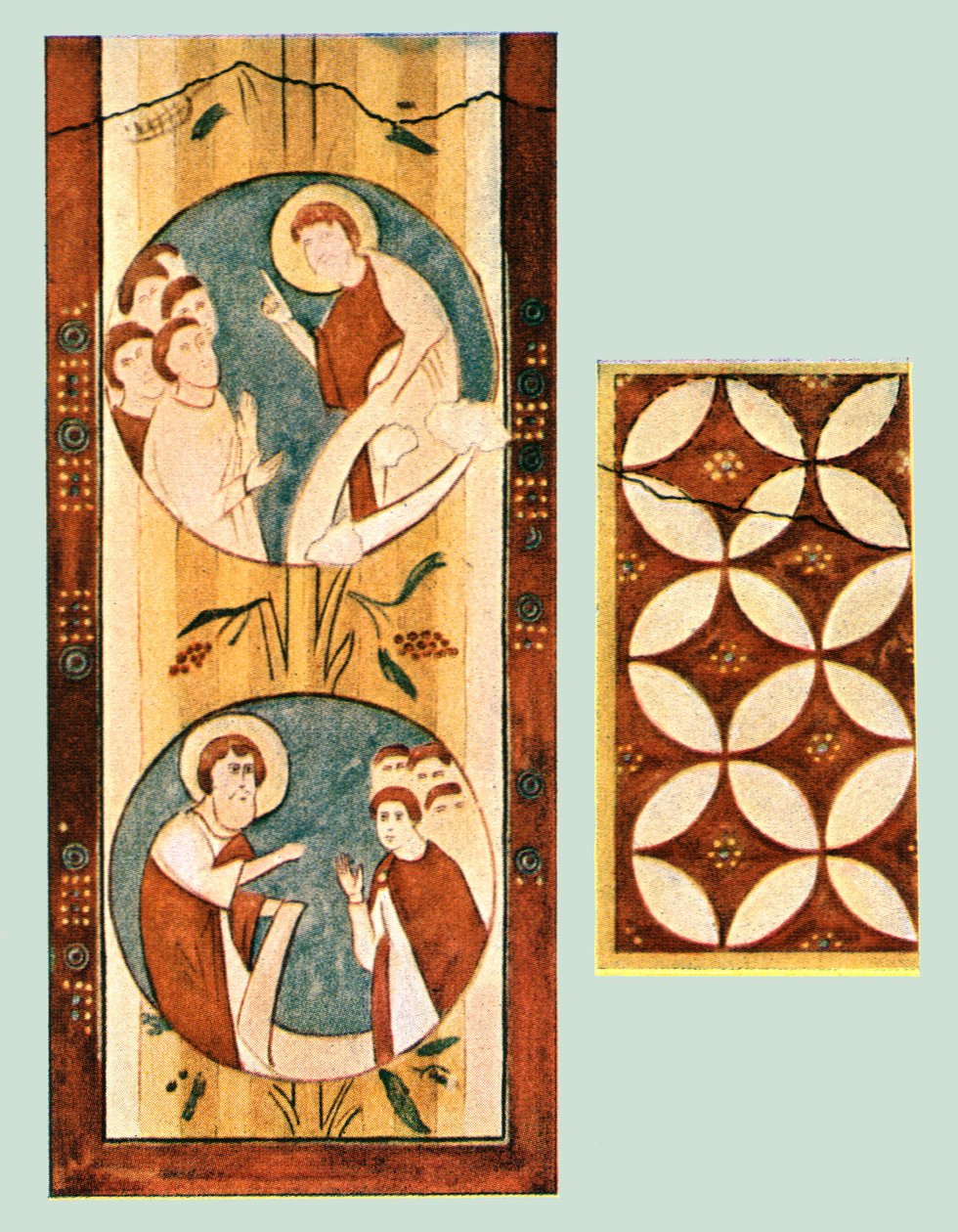 Decoratie in de Minster in Essen, Duitsland, 1928 door Unbekannt