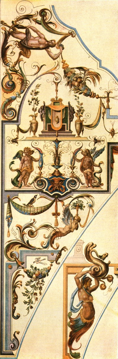 Decoratie in het Nymphenburg-paleis, München, Duitsland, 1928 door Unbekannt