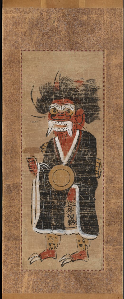 Demon die de Naam van de Boeddha Intoneert, 1700s door Unbekannt