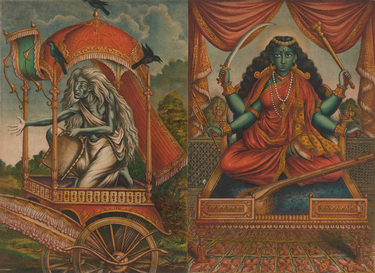Dhumavati Matangi, 1885-90 door Unbekannt
