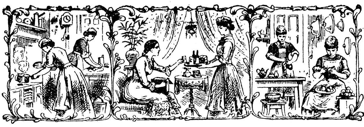 Huishoudelijke Dienaren, 1901 door Unbekannt