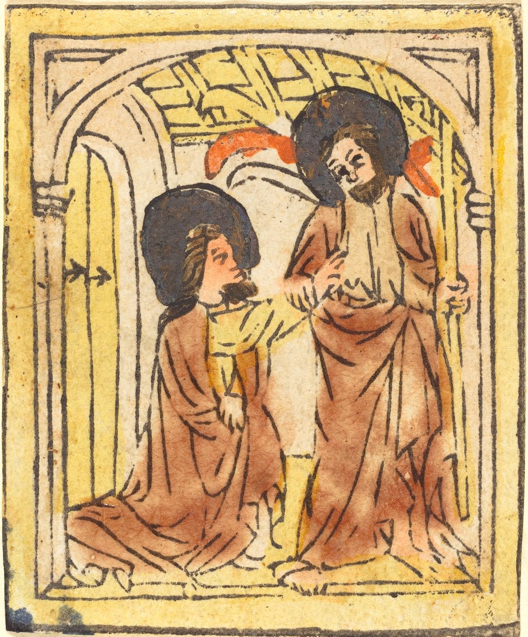Ongelovige Thomas, ca. 1460 door Unbekannt