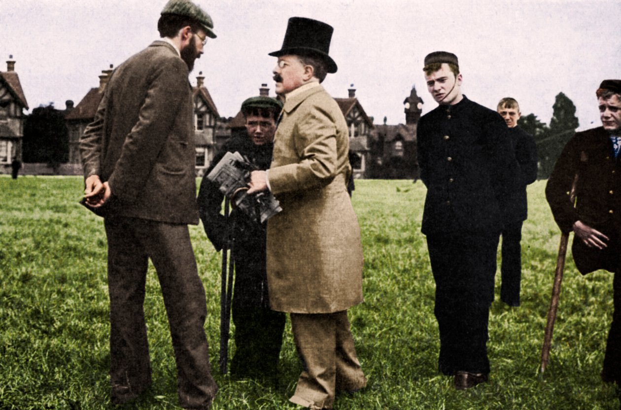 Dr Barnardo in een van zijn huizen, 1905 1951 door Unbekannt