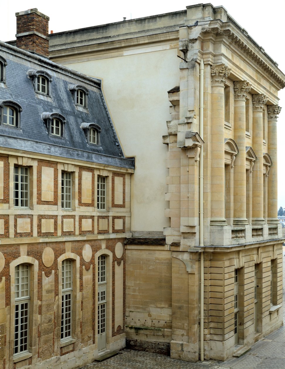 Dufour Huis gezien vanuit het zuiden, Chateau de Versailles, Frankrijk door Unbekannt