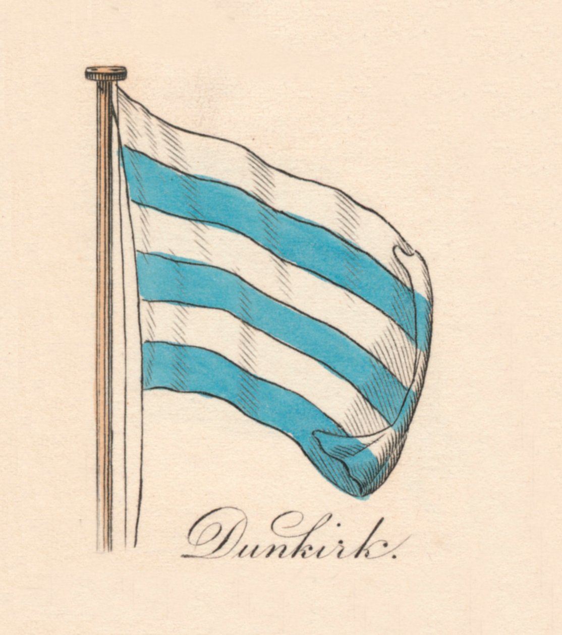 Duinkerken, 1838 door Unbekannt
